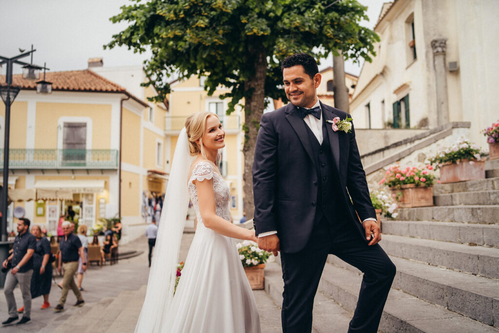 svatba v Itálii Amalfi Ravello