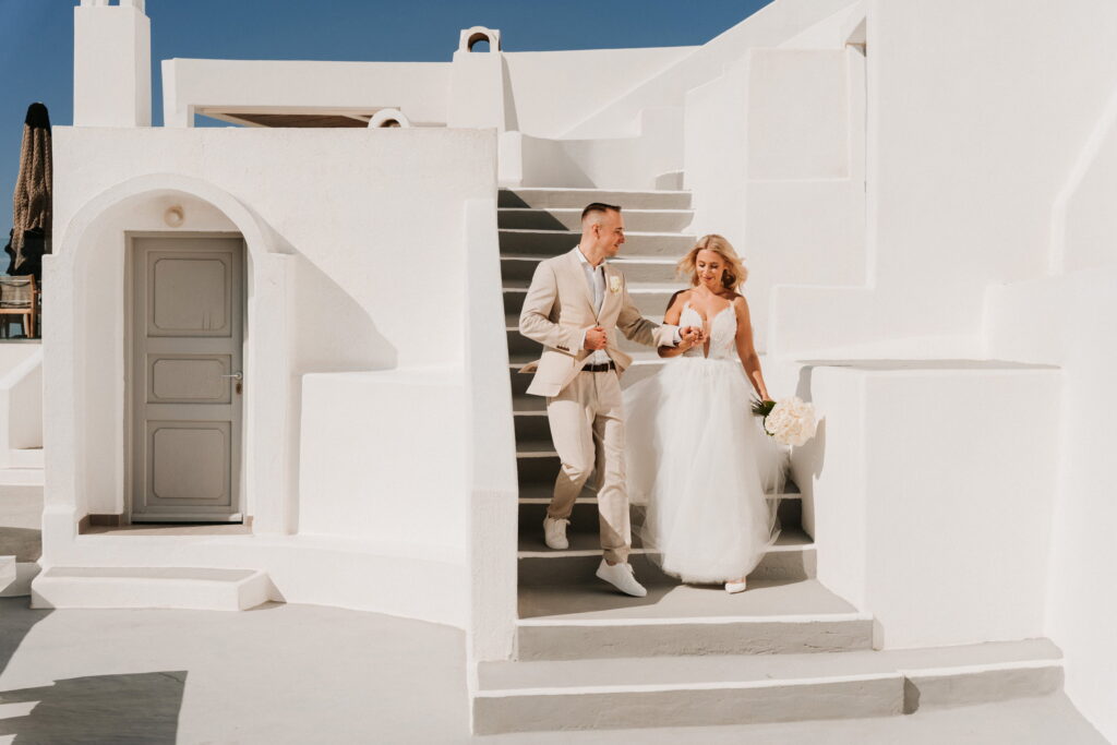 Svatba v Řecku na Santorini