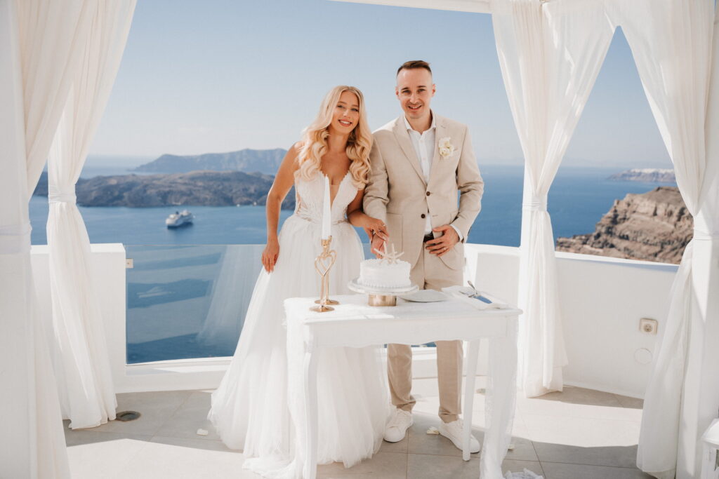 Svatba v Řecku na Santorini