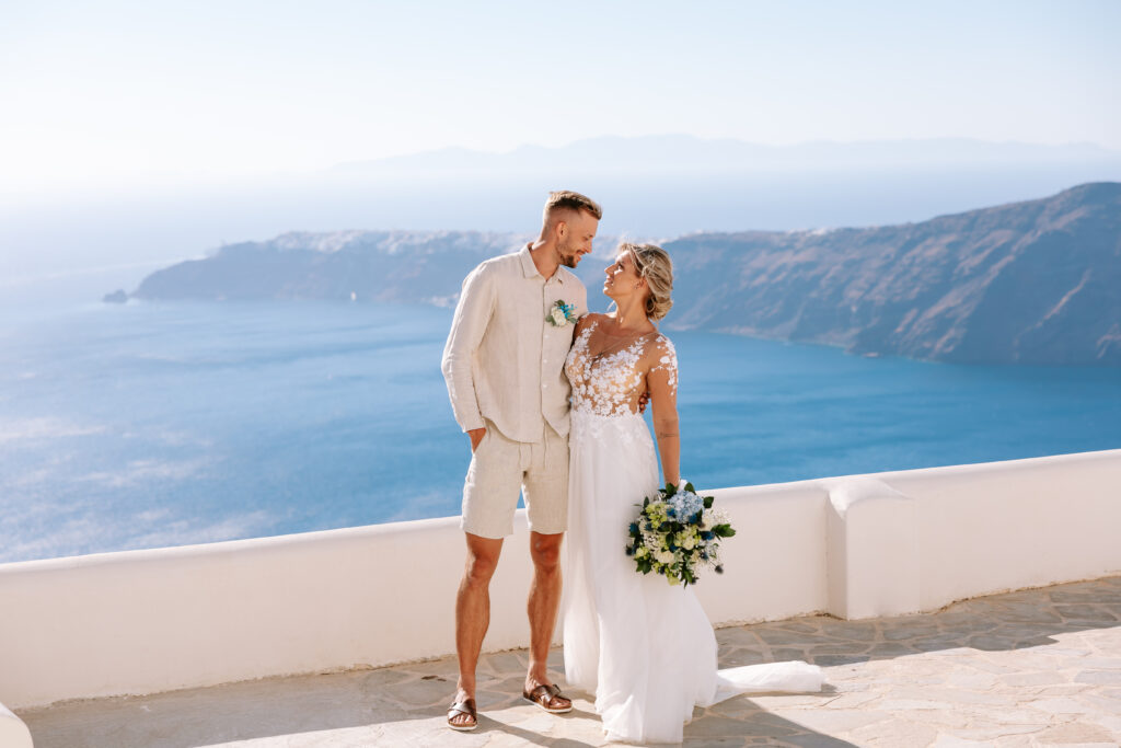 svatba v Řecku na Santorini