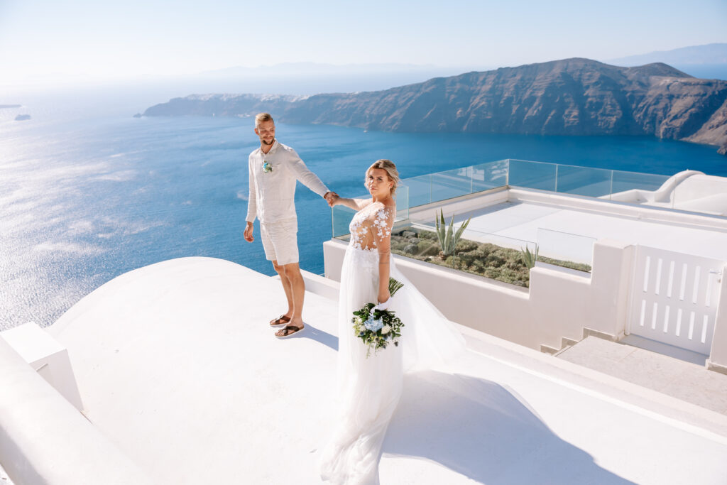 svatba v Řecku na Santorini