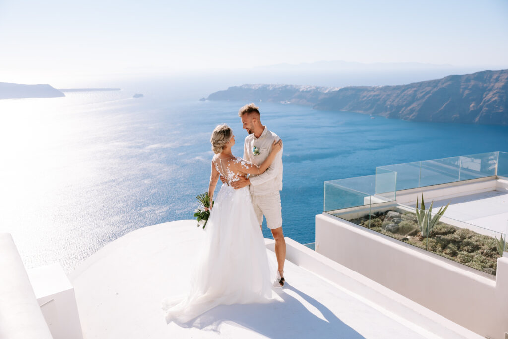 svatba v Řecku na Santorini