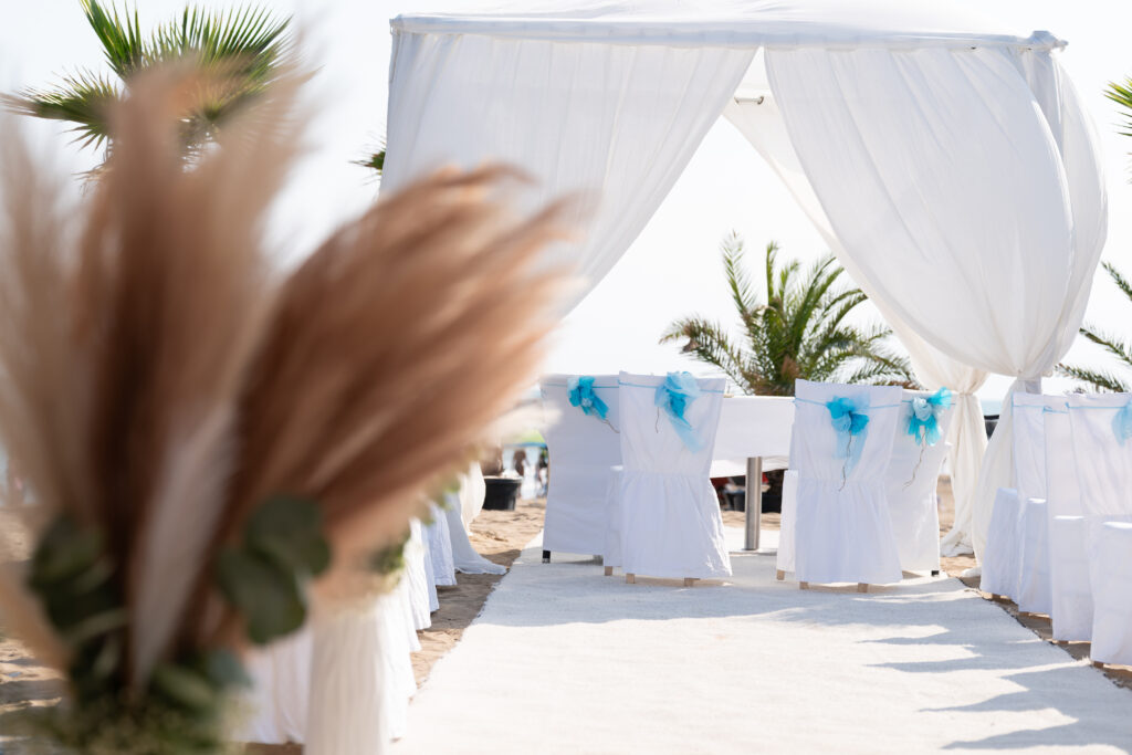 svatba v Itálii na pláži Cavallino