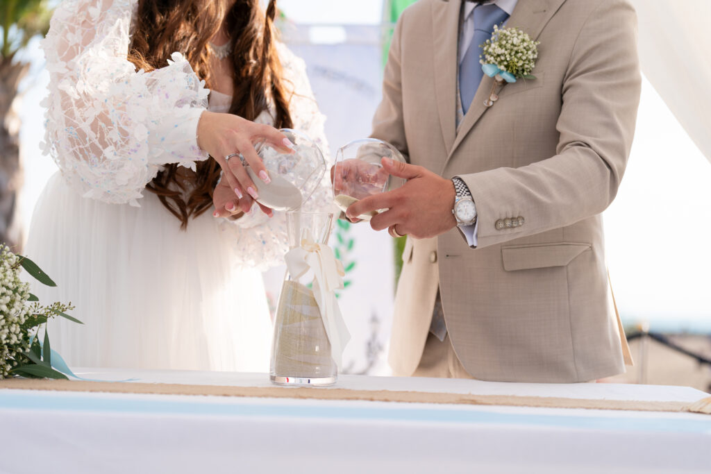 svatba v Itálii na pláži Cavallino