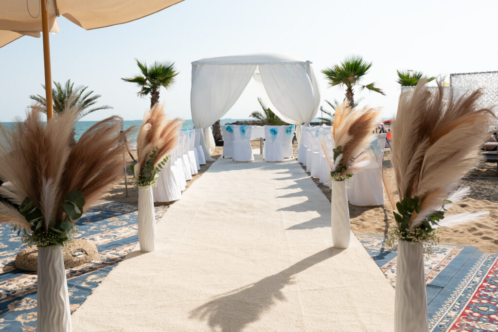 svatba v Itálii na pláži Cavallino
