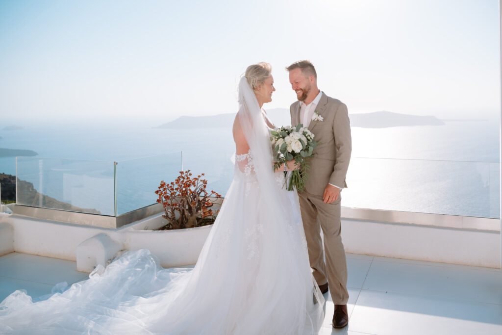 svatba v Řecku na Santorini