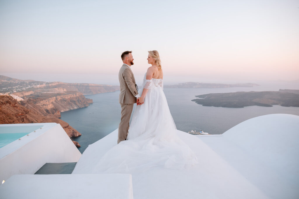 svatba v Řecku na Santorini
