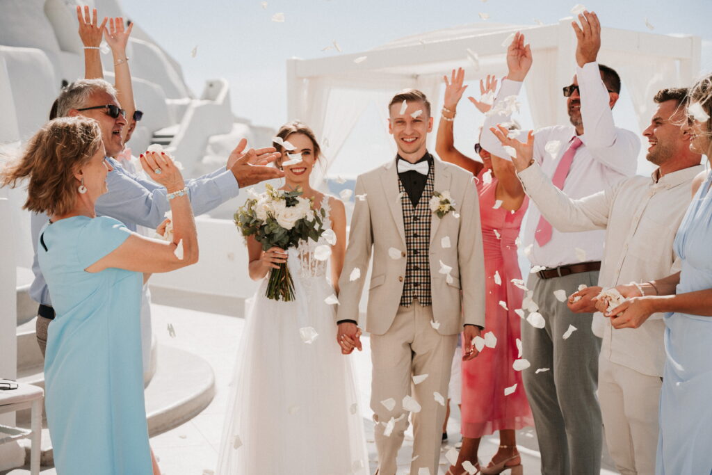 svatba v Řecku na Santorini