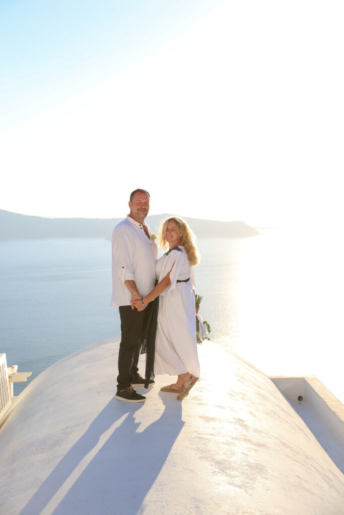 svatba v Řecku na Santorini