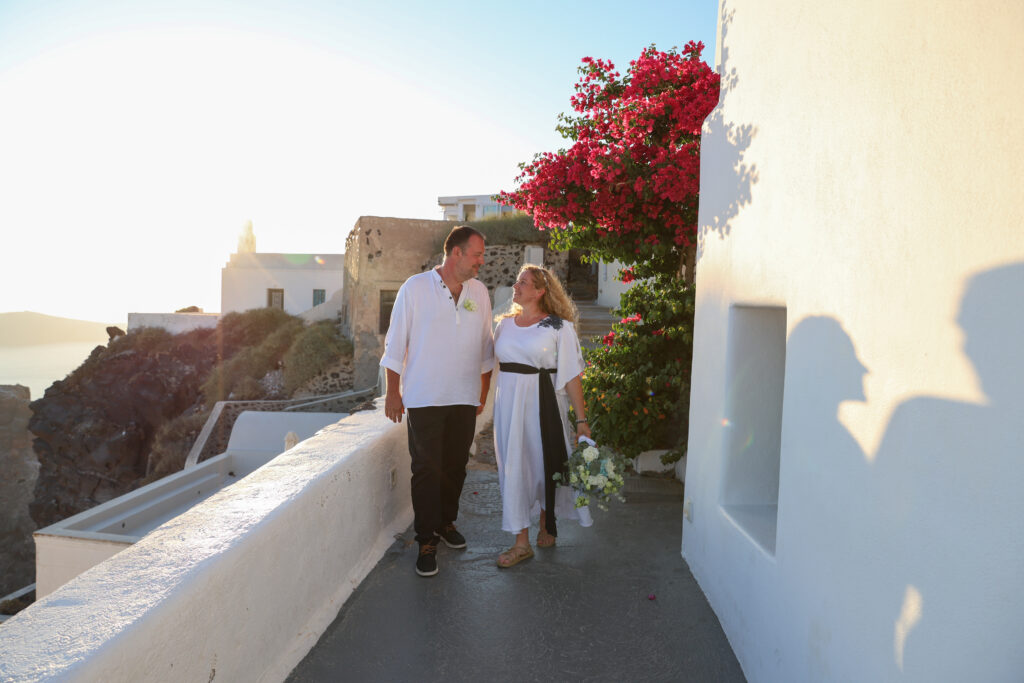 svatba v Řecku na Santorini