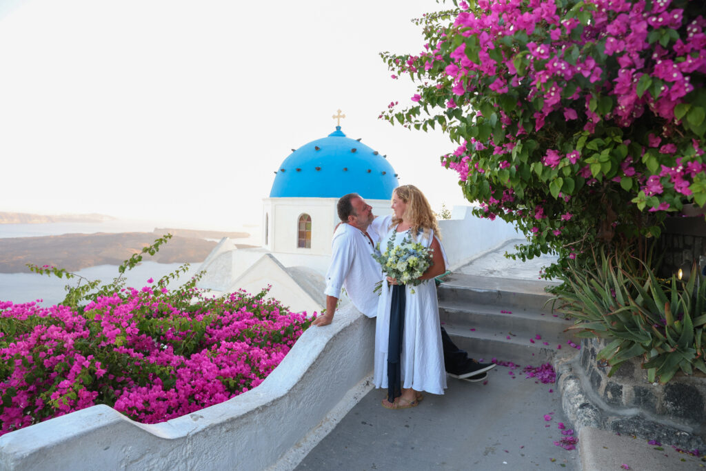 svatba v Řecku na Santorini