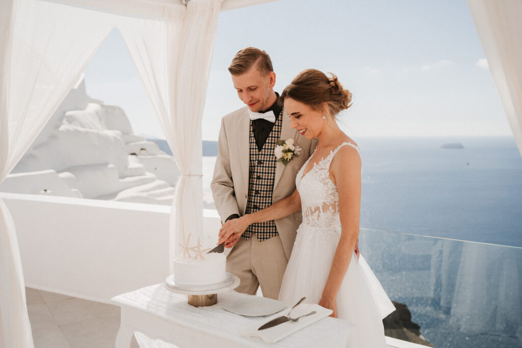 svatba v Řecku na Santorini