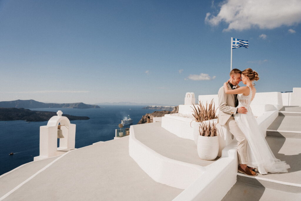 svatba v Řecku na Santorini