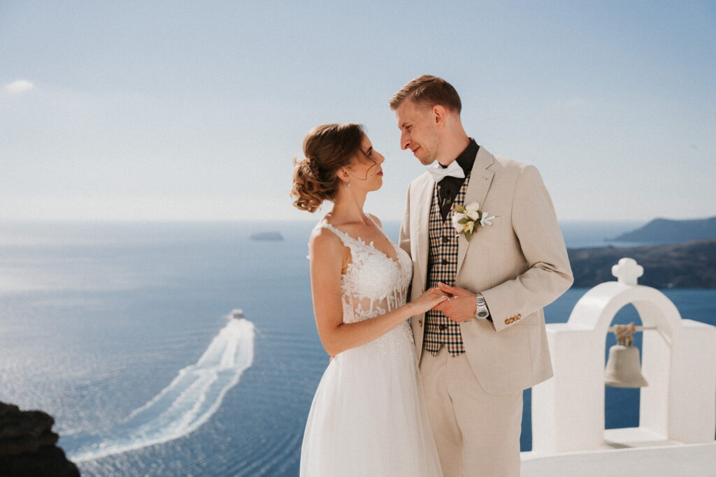 svatba v Řecku na Santorini
