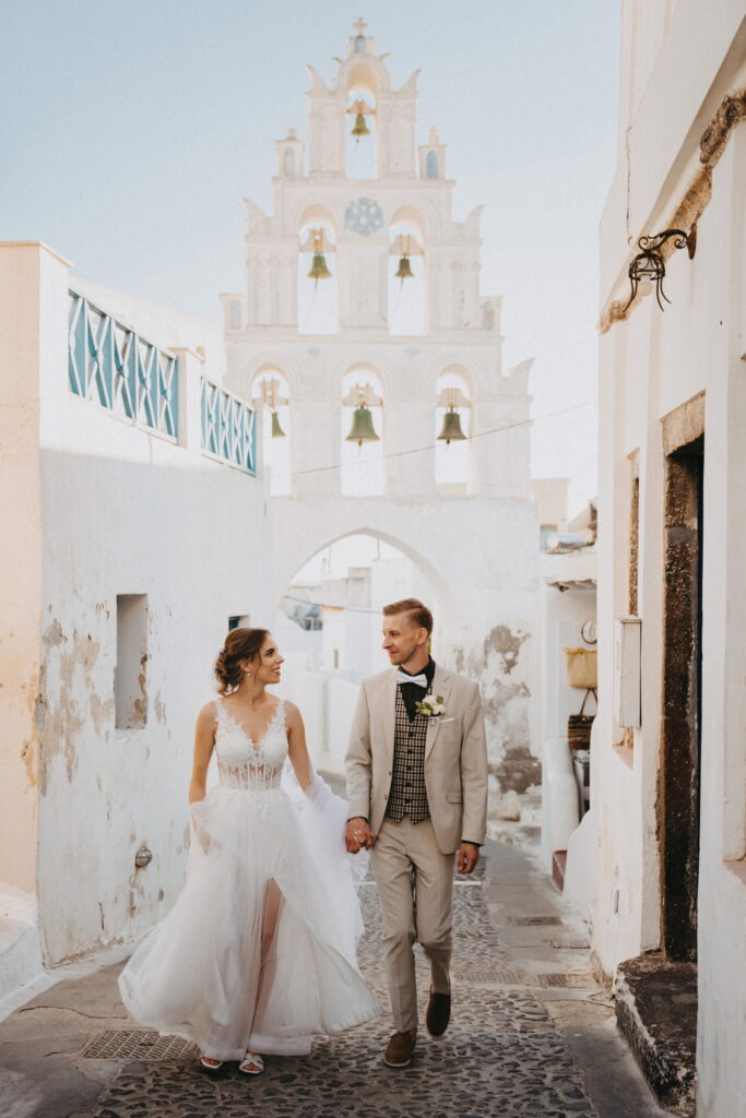 svatba v Řecku na Santorini