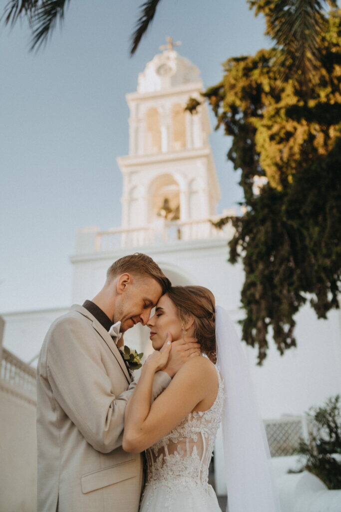 svatba v Řecku na Santorini