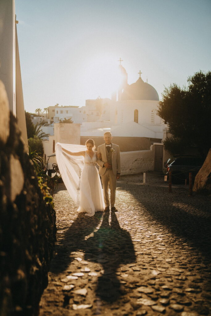 svatba v Řecku na Santorini