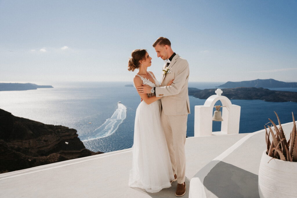 svatba v Řecku na Santorini