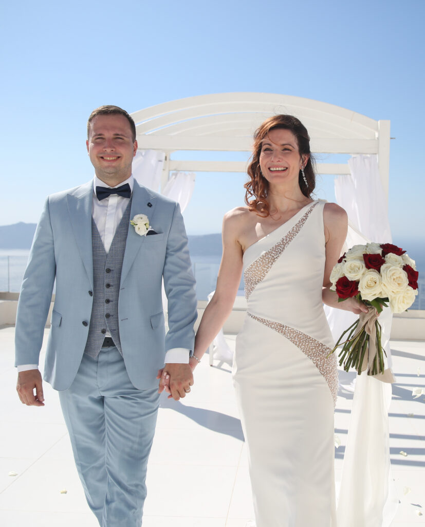 svatba v Řecku na Santorini