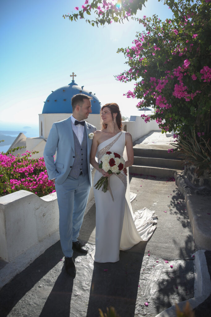 svatba v Řecku na Santorini