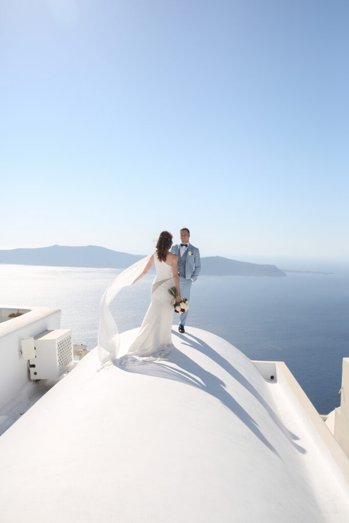 svatba v Řecku na Santorini