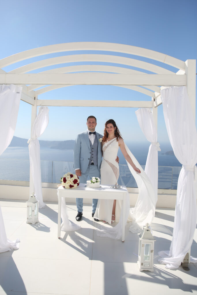 svatba v Řecku na Santorini