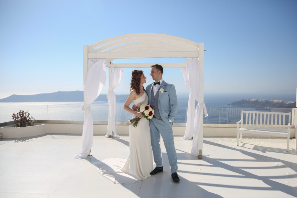 svatba v Řecku na Santorini