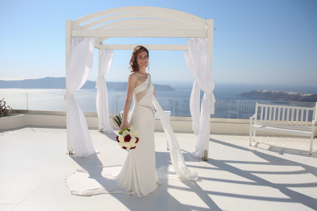svatba v Řecku na Santorini