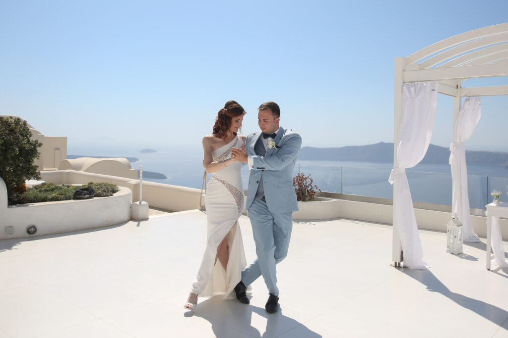 svatba v Řecku na Santorini