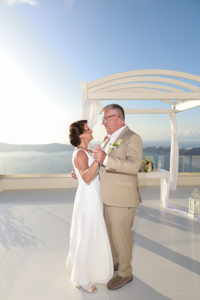 svatba v Řecku na Santorini