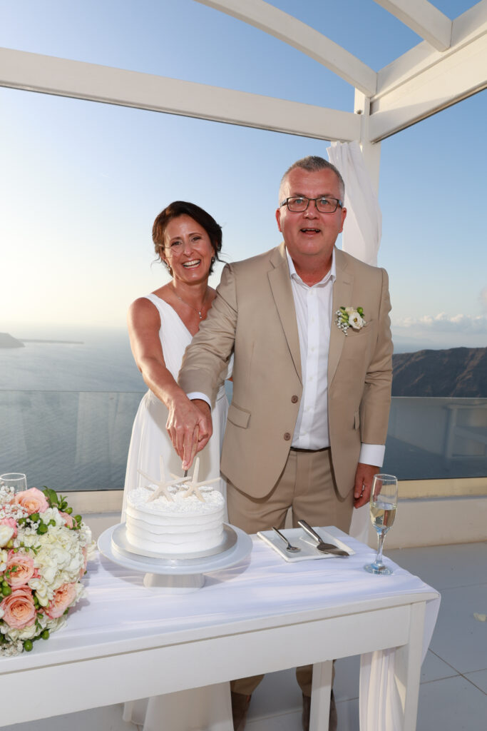 svatba v Řecku na Santorini