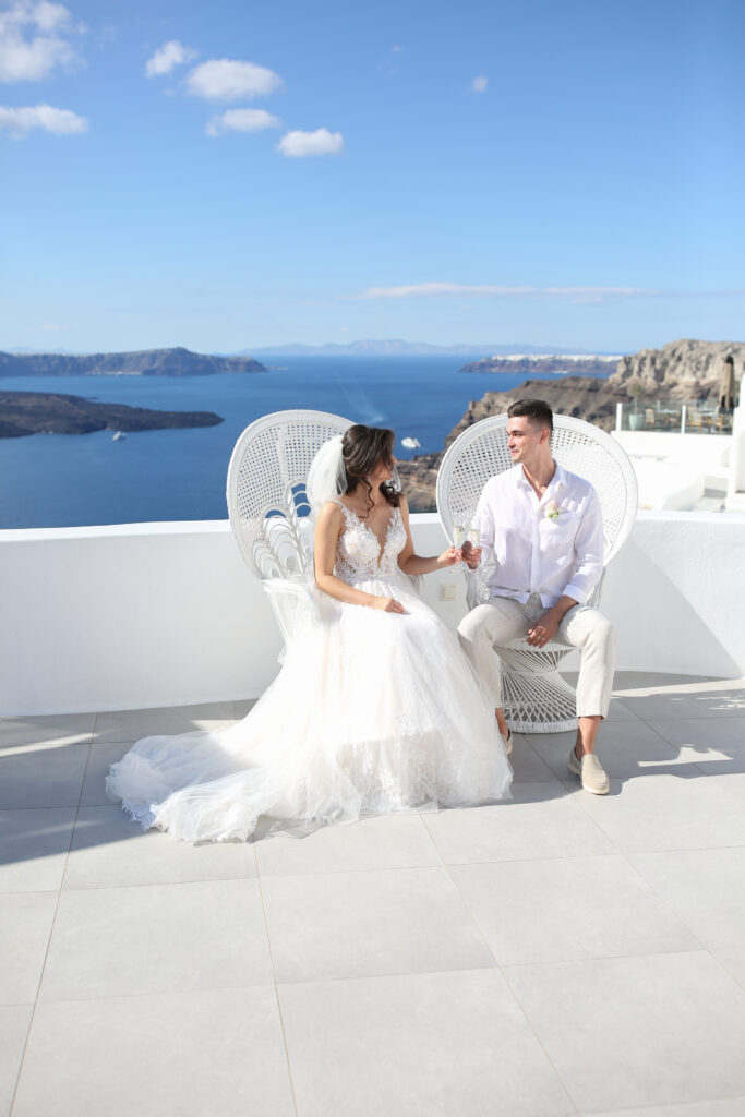 svatba v Řecku na Santorini