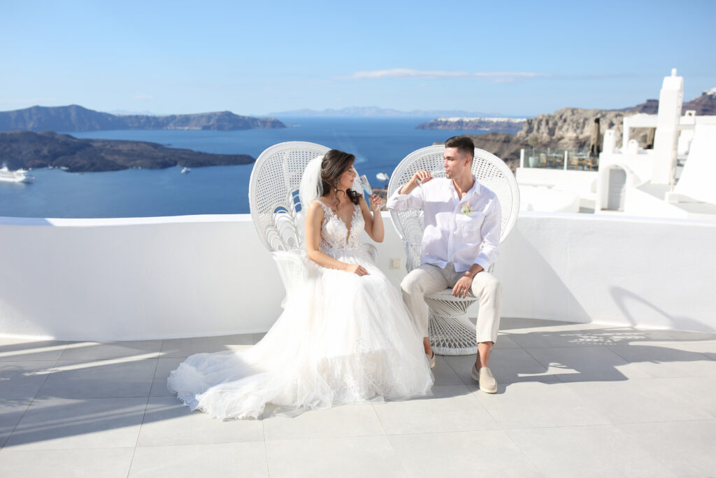 svatba v Řecku na Santorini