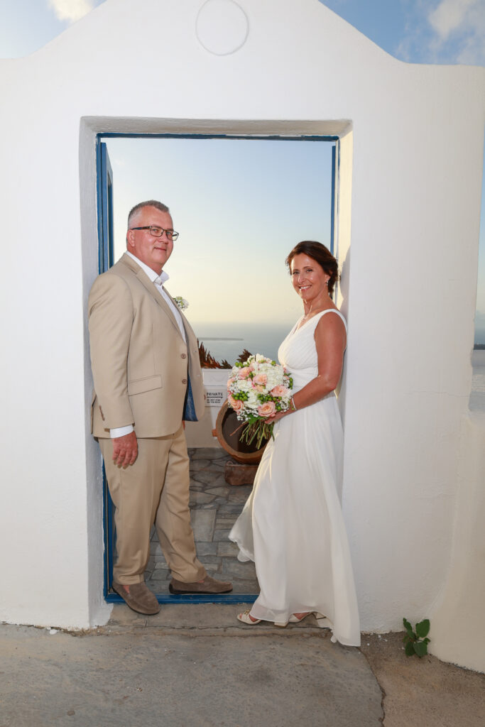svatba v Řecku na Santorini
