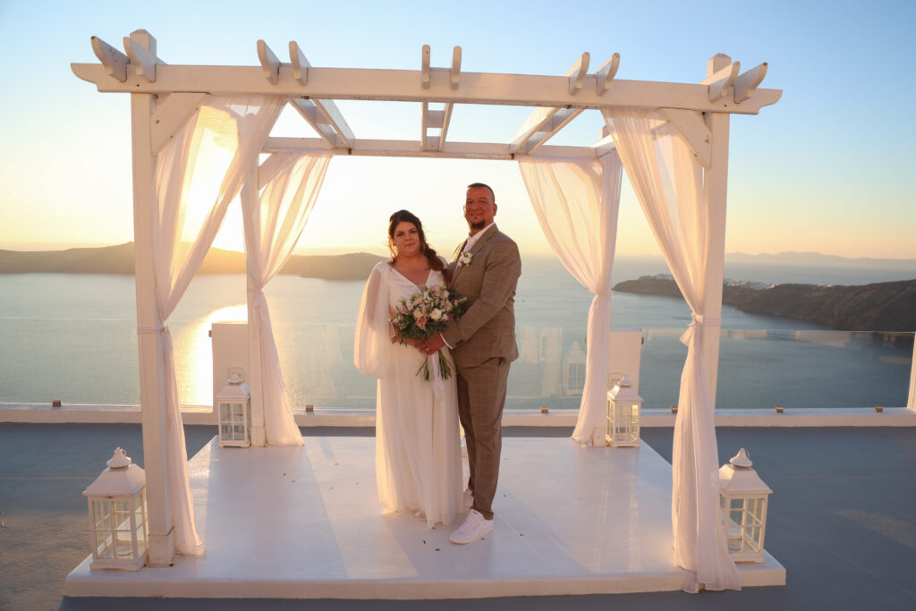 svatba v Řecku na Santorini