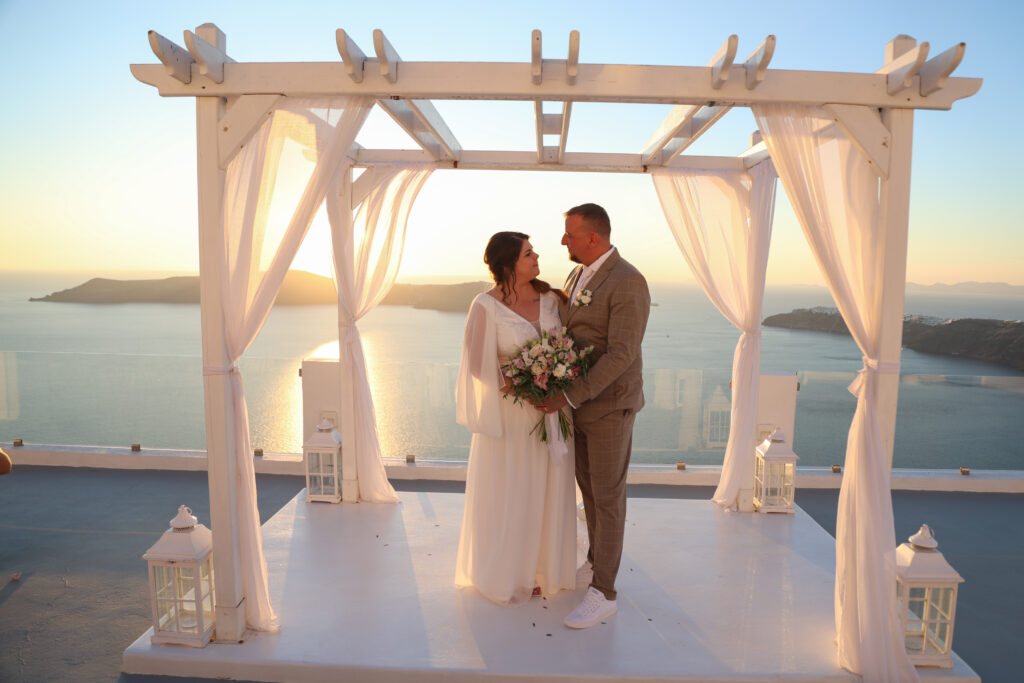 svatba v Řecku na Santorini
