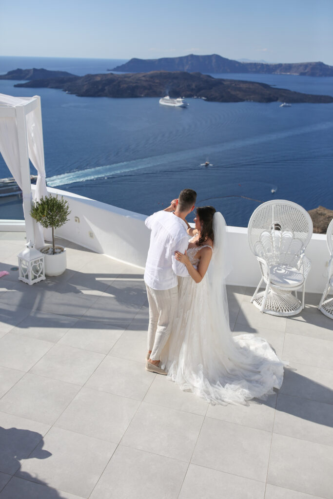 svatba v Řecku na Santorini