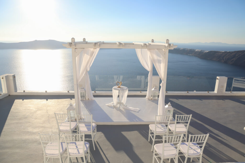 svatba v Řecku na Santorini