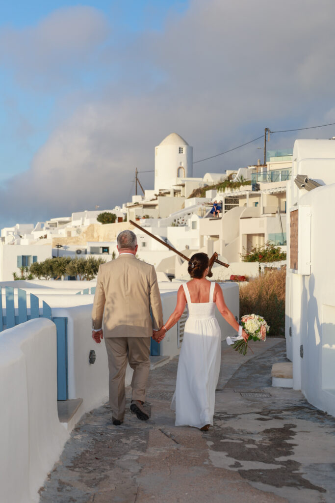 svatba v Řecku na Santorini