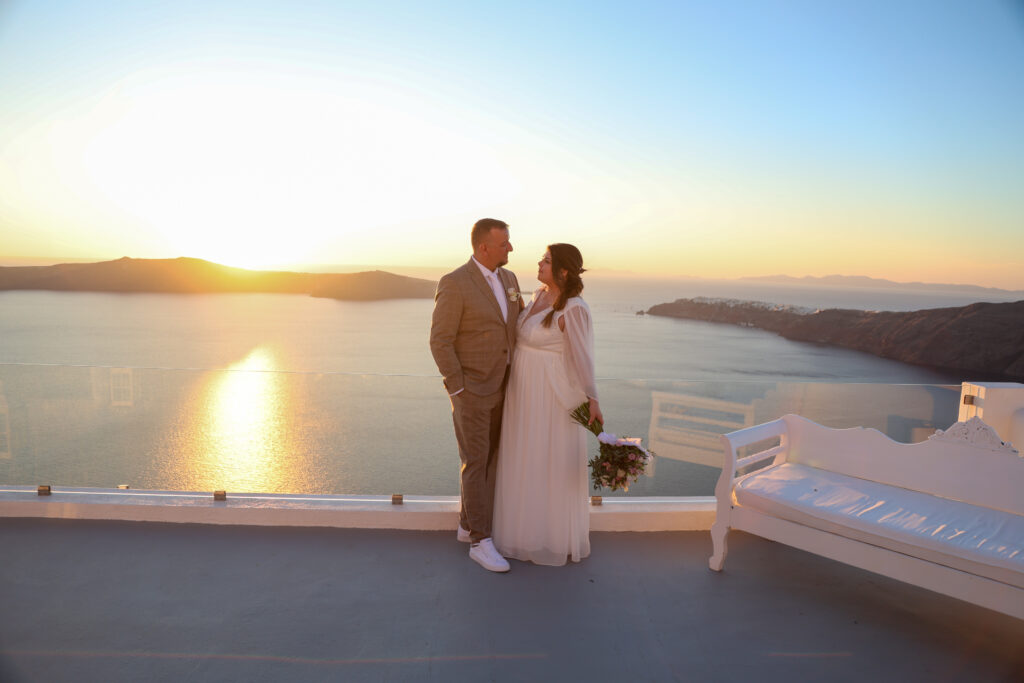 svatba v Řecku na Santorini