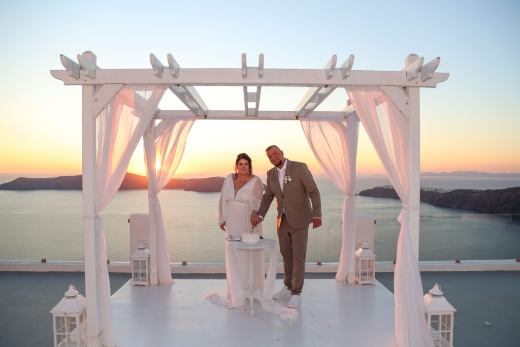 svatba v Řecku na Santorini