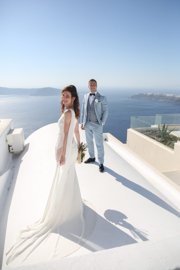 svatba v Řecku na Santorini