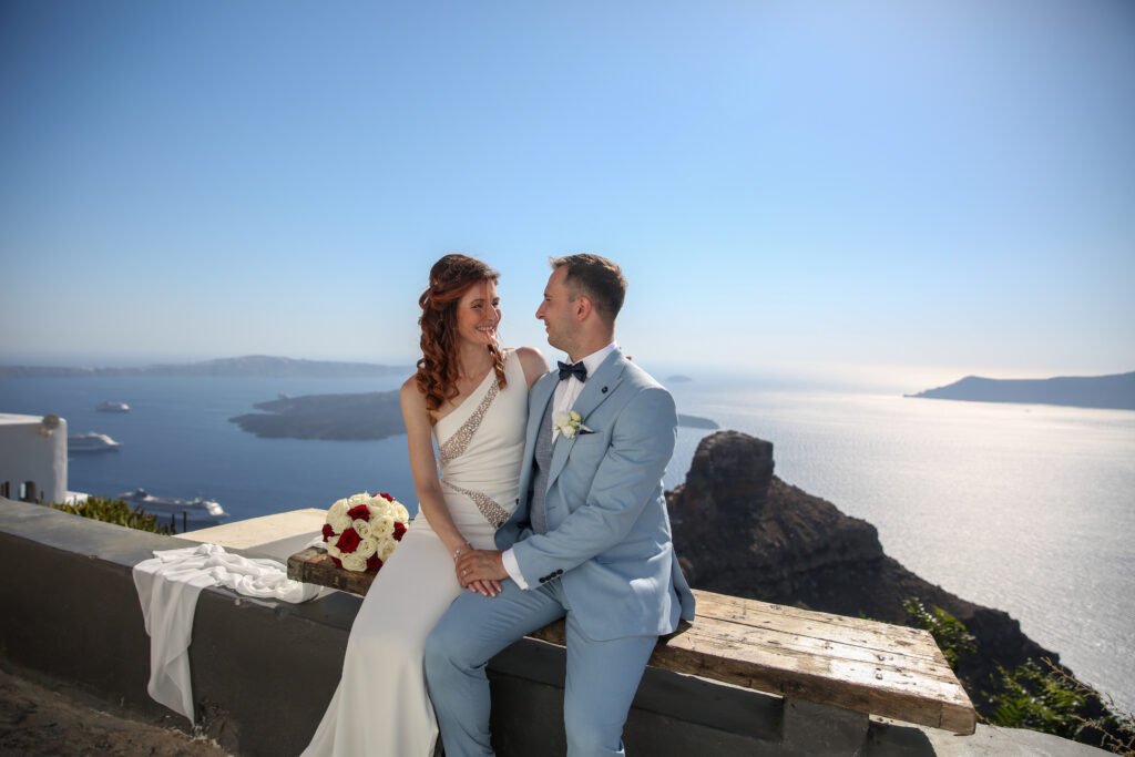 svatba v Řecku na Santorini