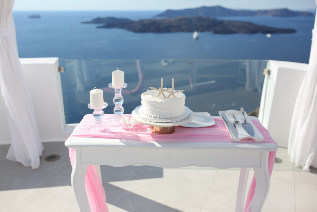 svatba v Řecku na Santorini