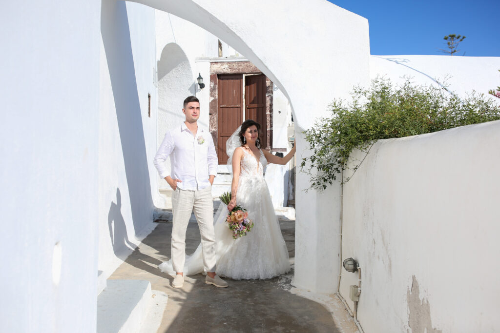 svatba v Řecku na Santorini