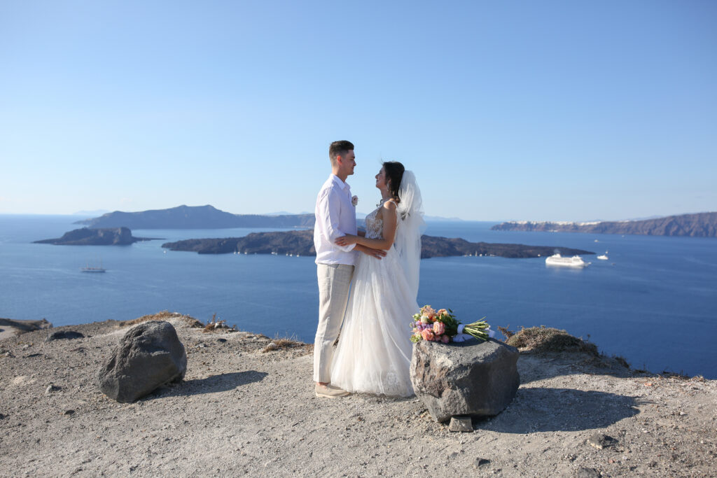 svatba v Řecku na Santorini