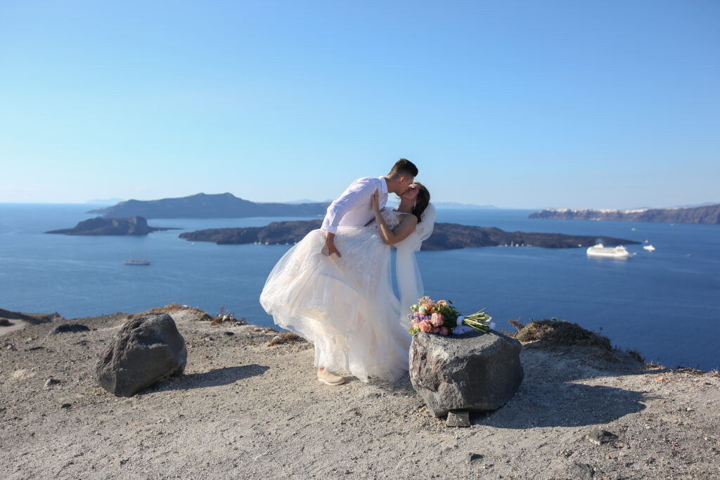 svatba v Řecku na Santorini