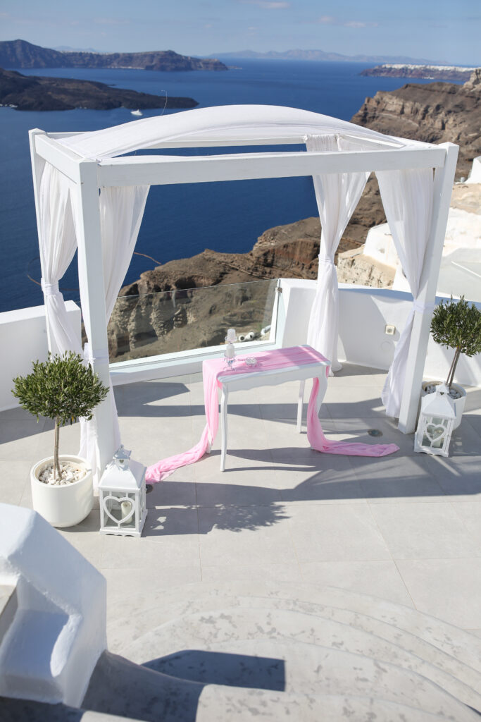 svatba v Řecku na Santorini