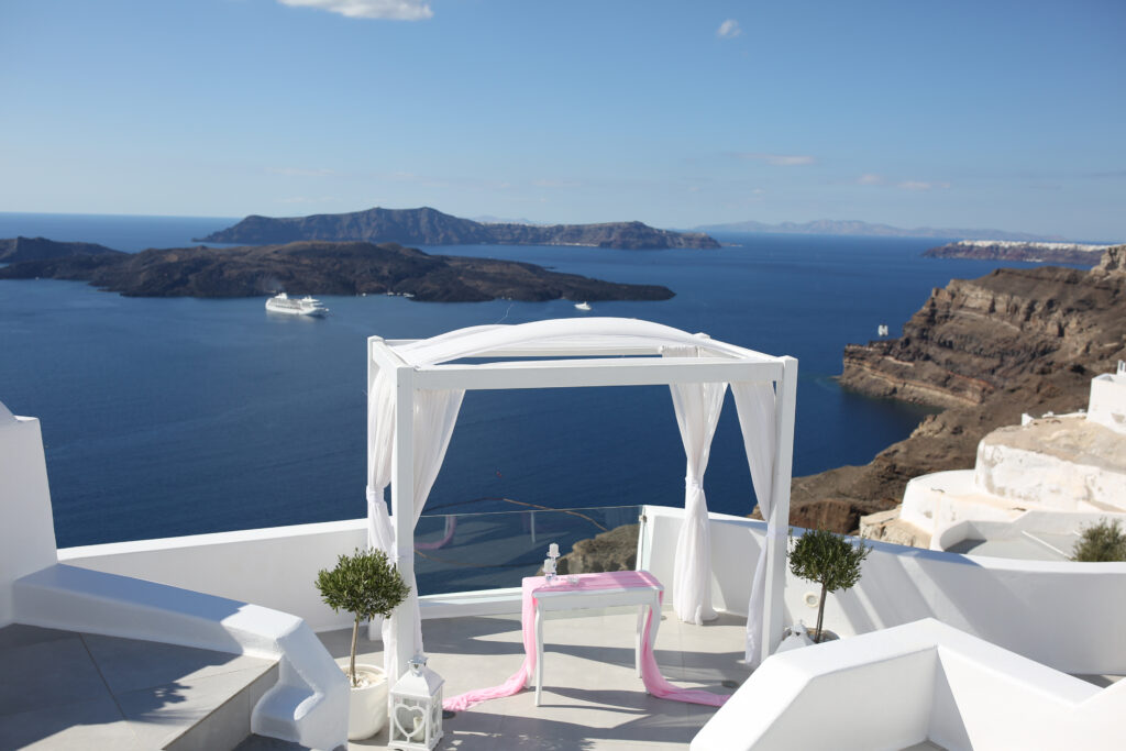 svatba v Řecku na Santorini