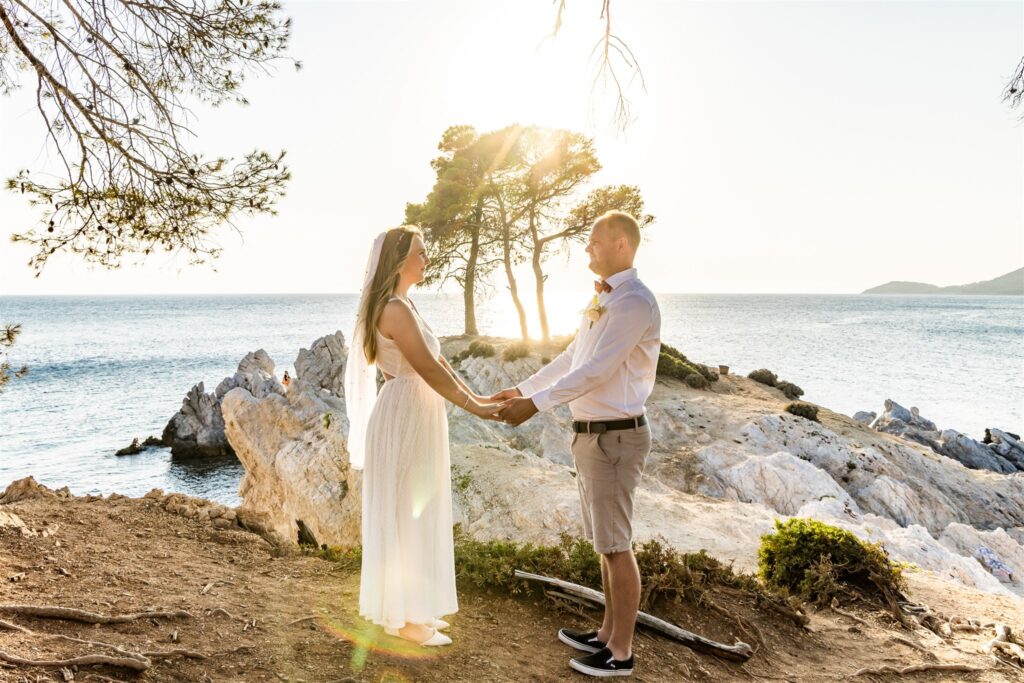 svatba v Řecku na Skopelosu